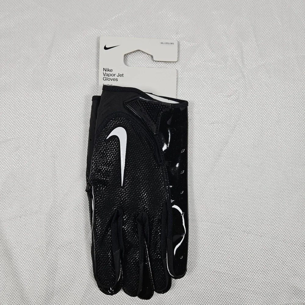 Nike Vapor Jet Football Gloves Mens 3XL‎ Black White FN0283-091 New